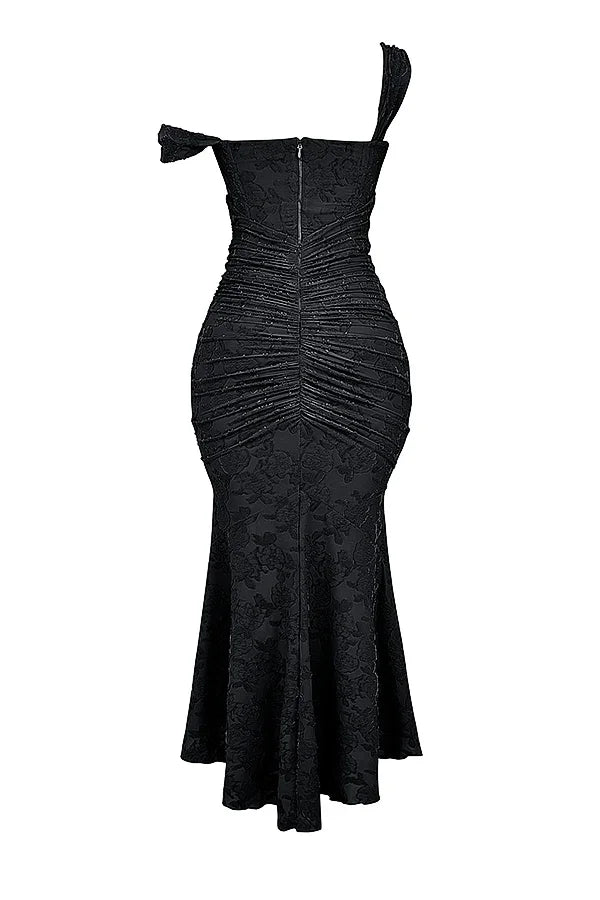 Carisia - Women'S Midi Dress With Floral Pattern