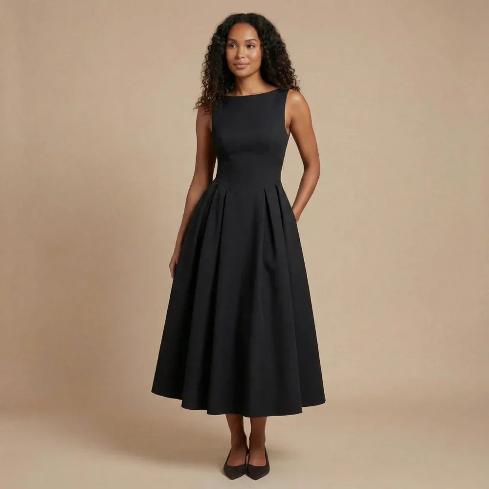 Adelaide Boat Midi Dress