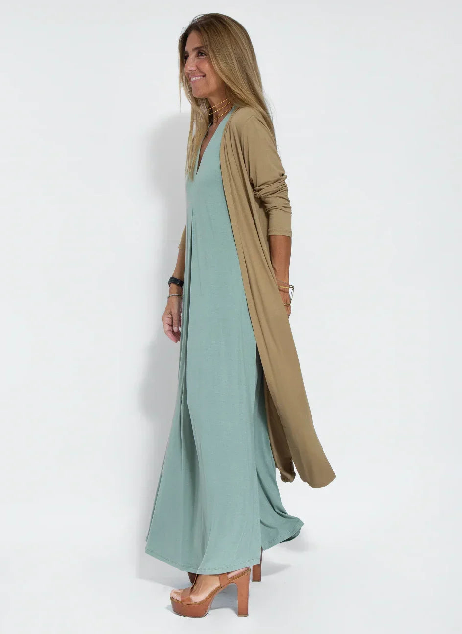 Isadora Draped Maxi Dress