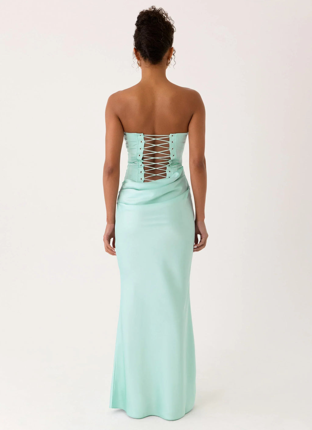 Adara Corset Maxi Dress Blue