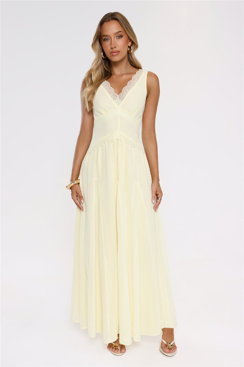 Salted Glow Maxi Dress Yellow