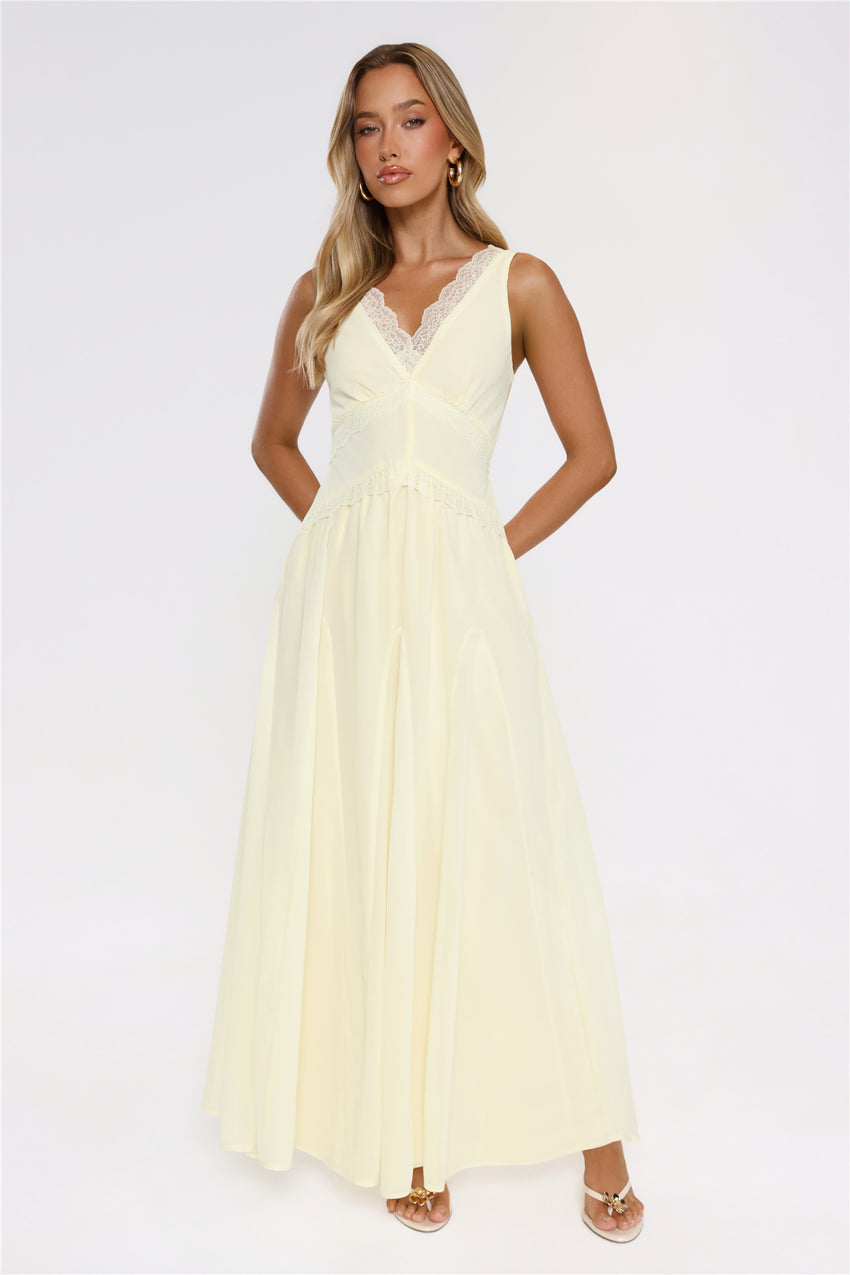Salted Glow Maxi Dress Yellow