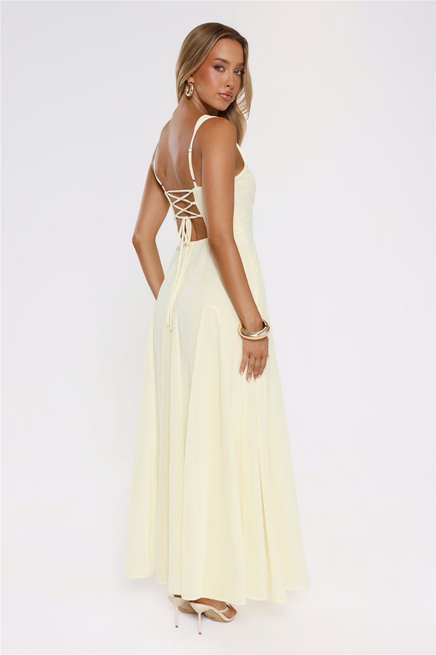 Salted Glow Maxi Dress Yellow