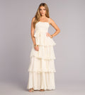 Love in Layers Ruffle Chiffon Maxi Dress