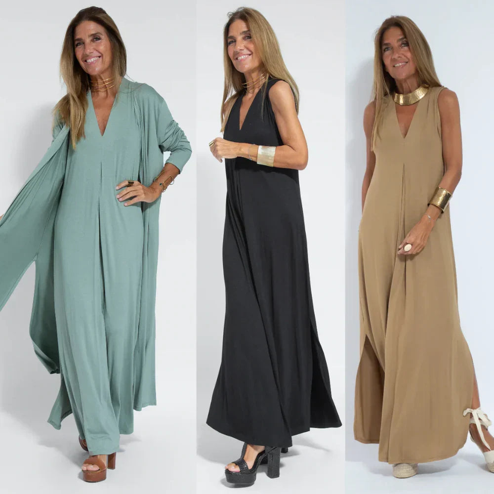 Isadora Draped Maxi Dress