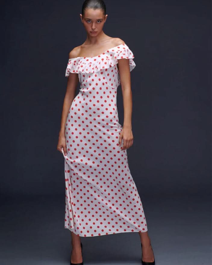 Sienna Ruffle Midi Dress