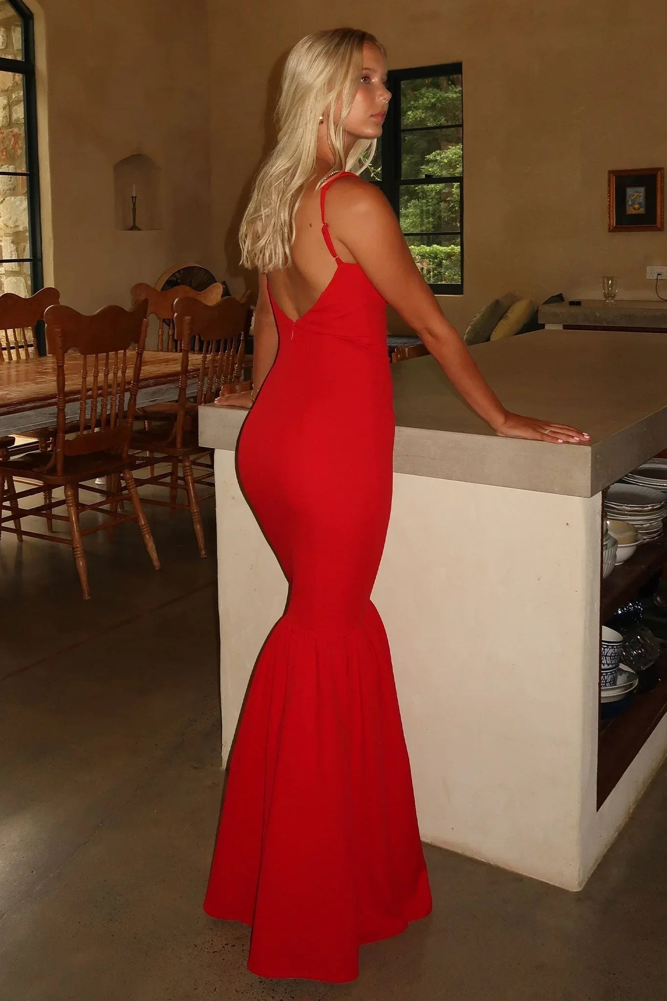 Scarlett Rhinestone Maxi Dress