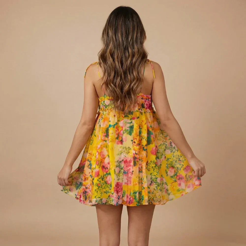 Iris Floral Mini Dress