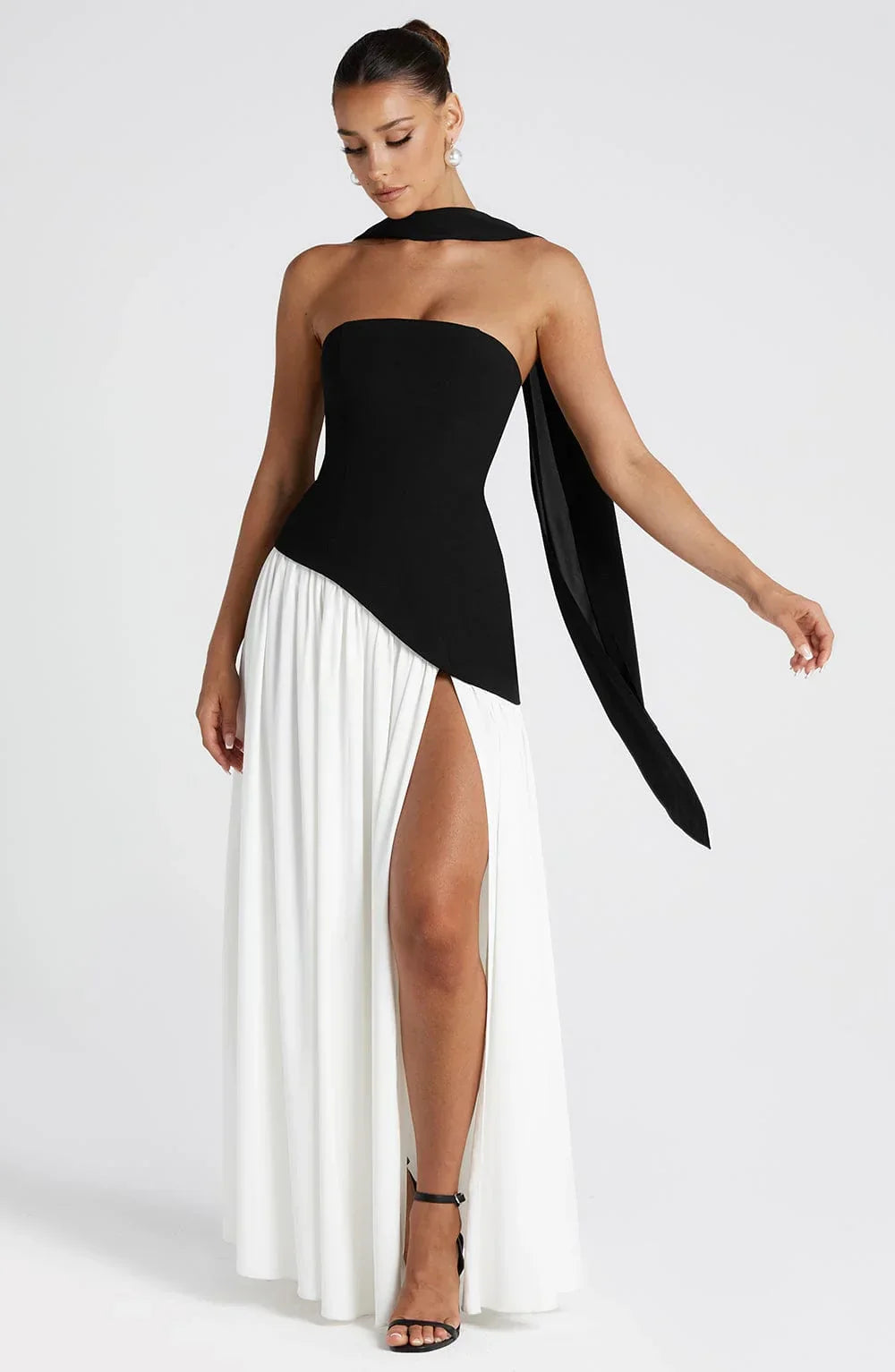 Isadora™ | Chic Slit Maxi Dress