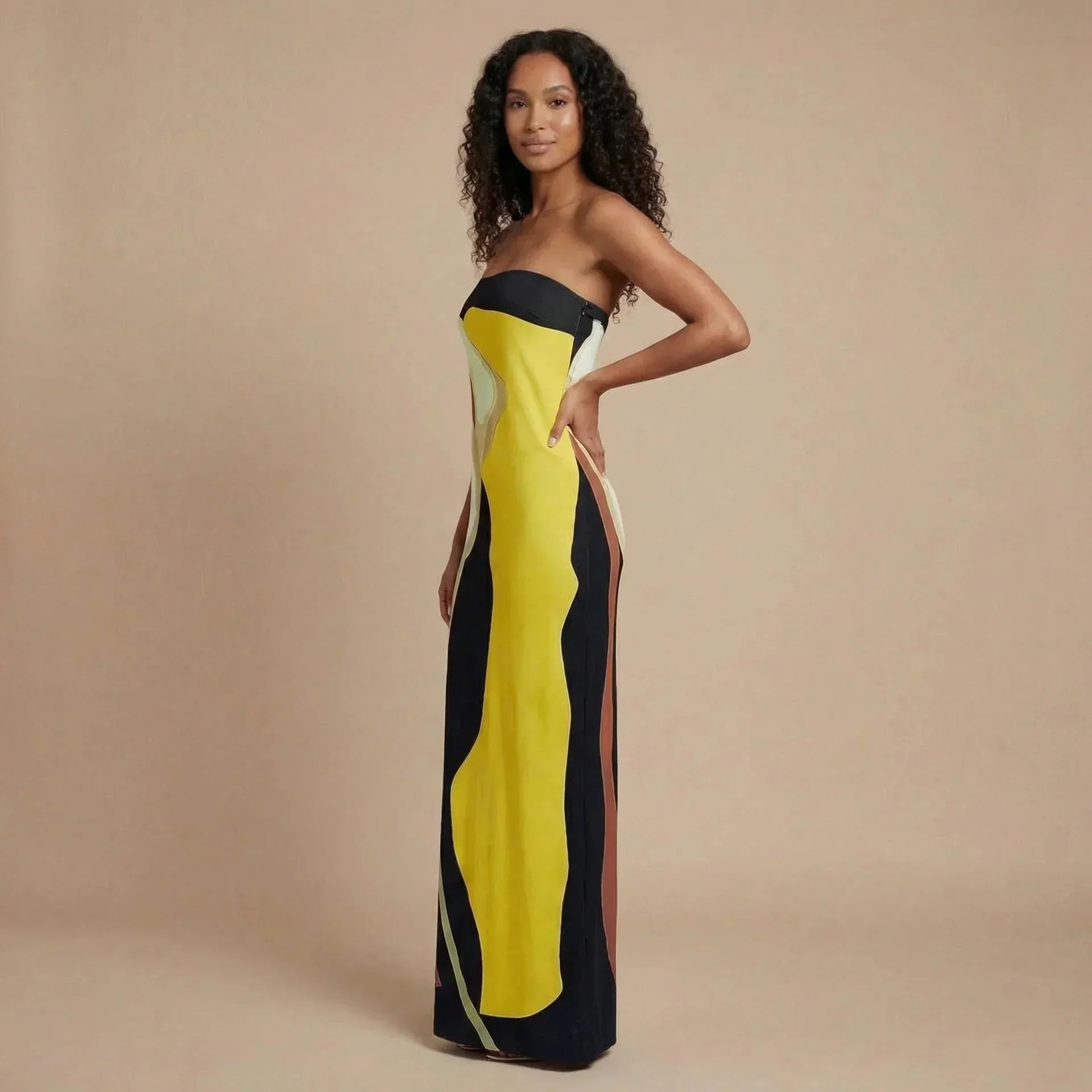 Solstice Abstract Maxi Dress