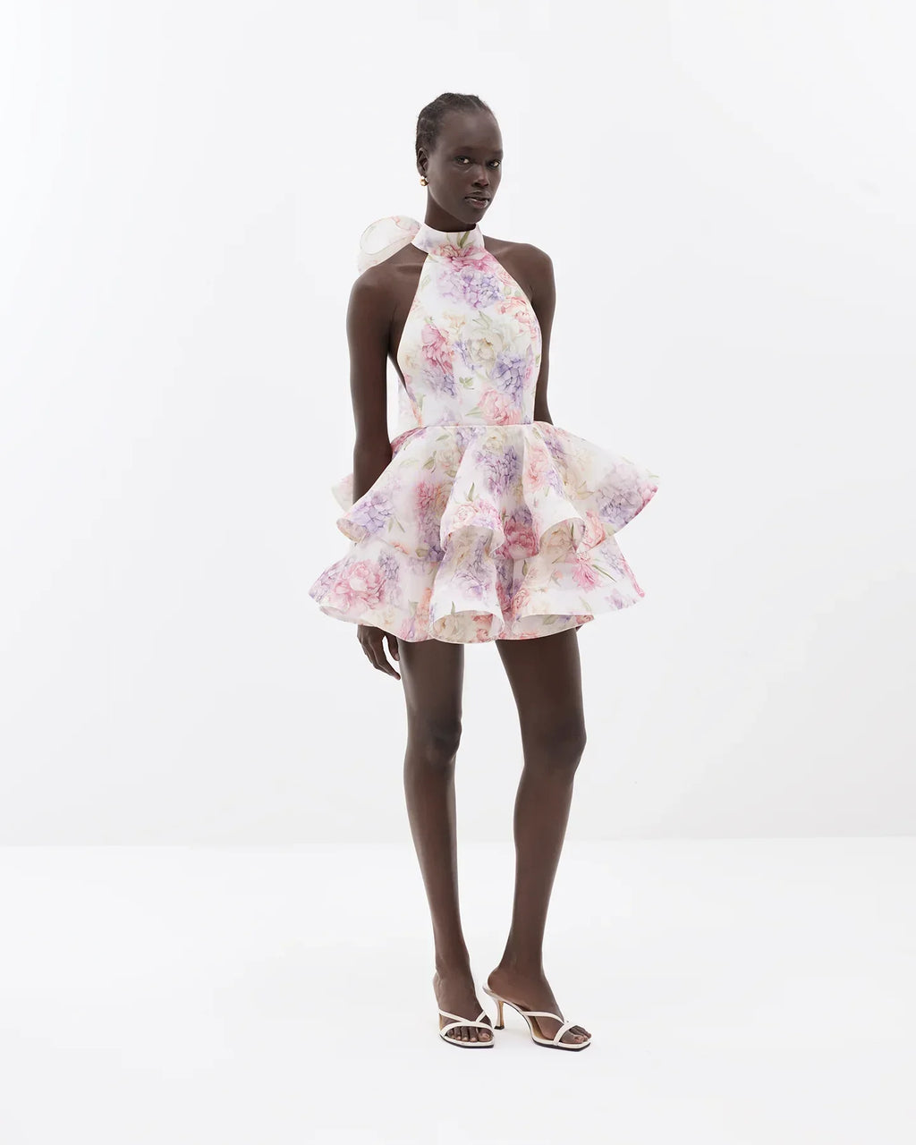 Rosetta Ruffle Mini Dress