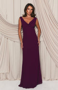 Plum Veil Maxi Dress