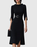 Magnolia Wrap Midi Dress