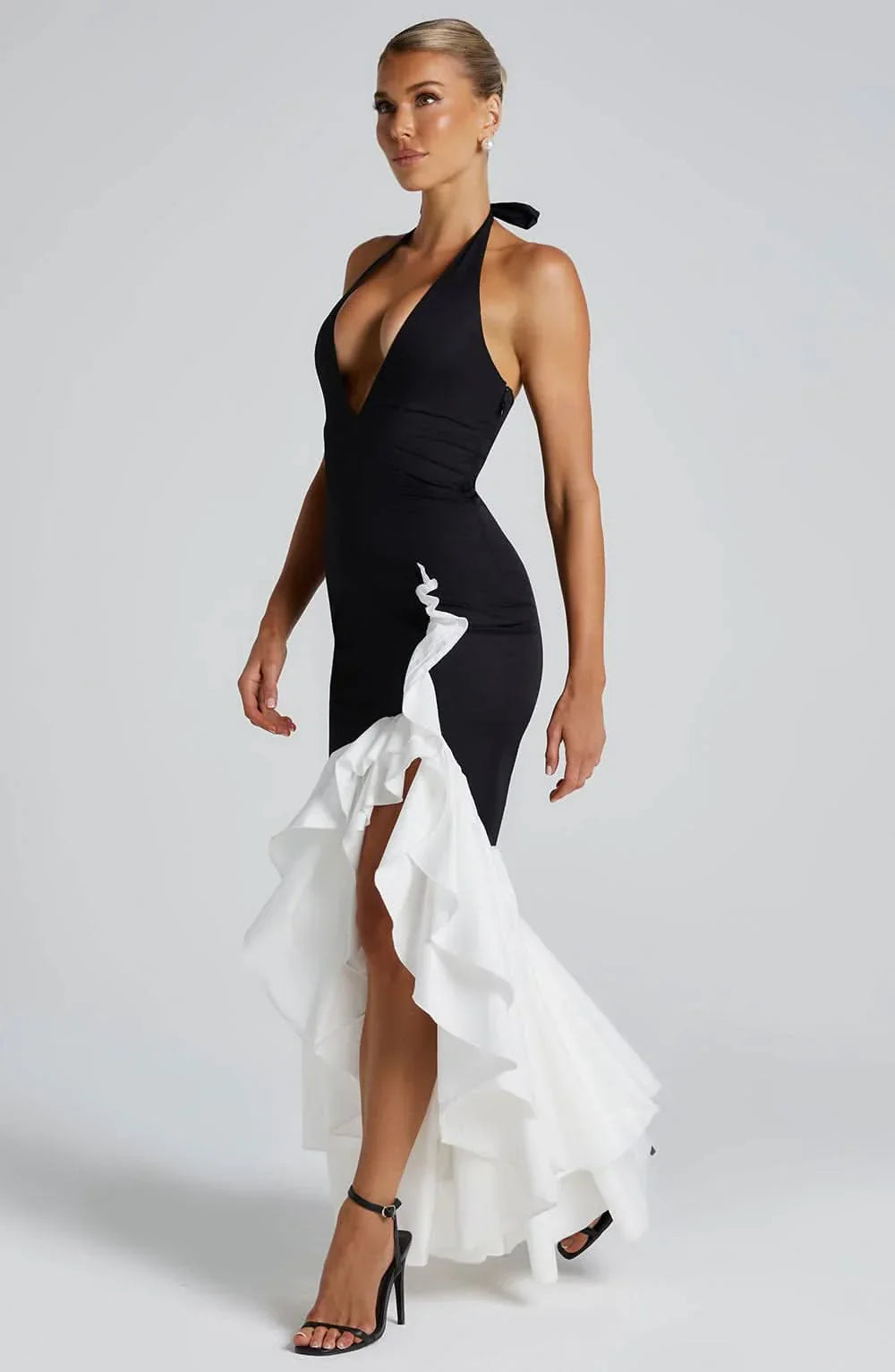 Valencia Ruffle Maxi Dress
