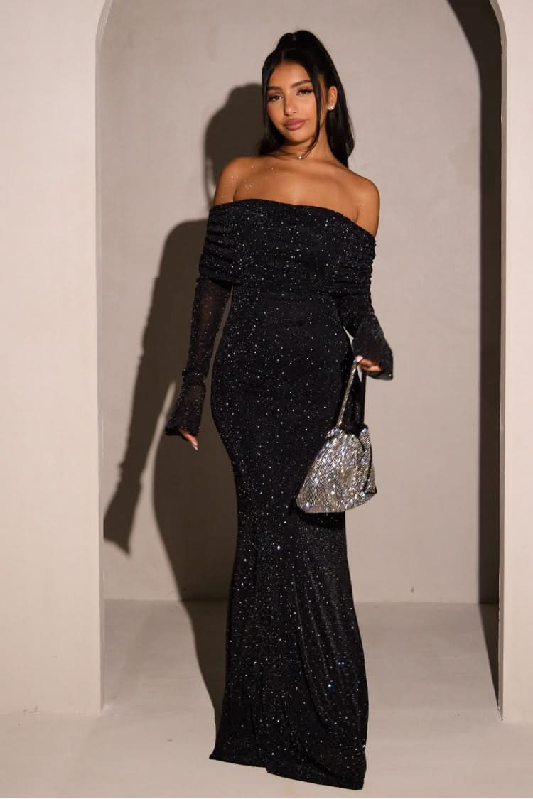 Sienna Sequin Maxi Dress