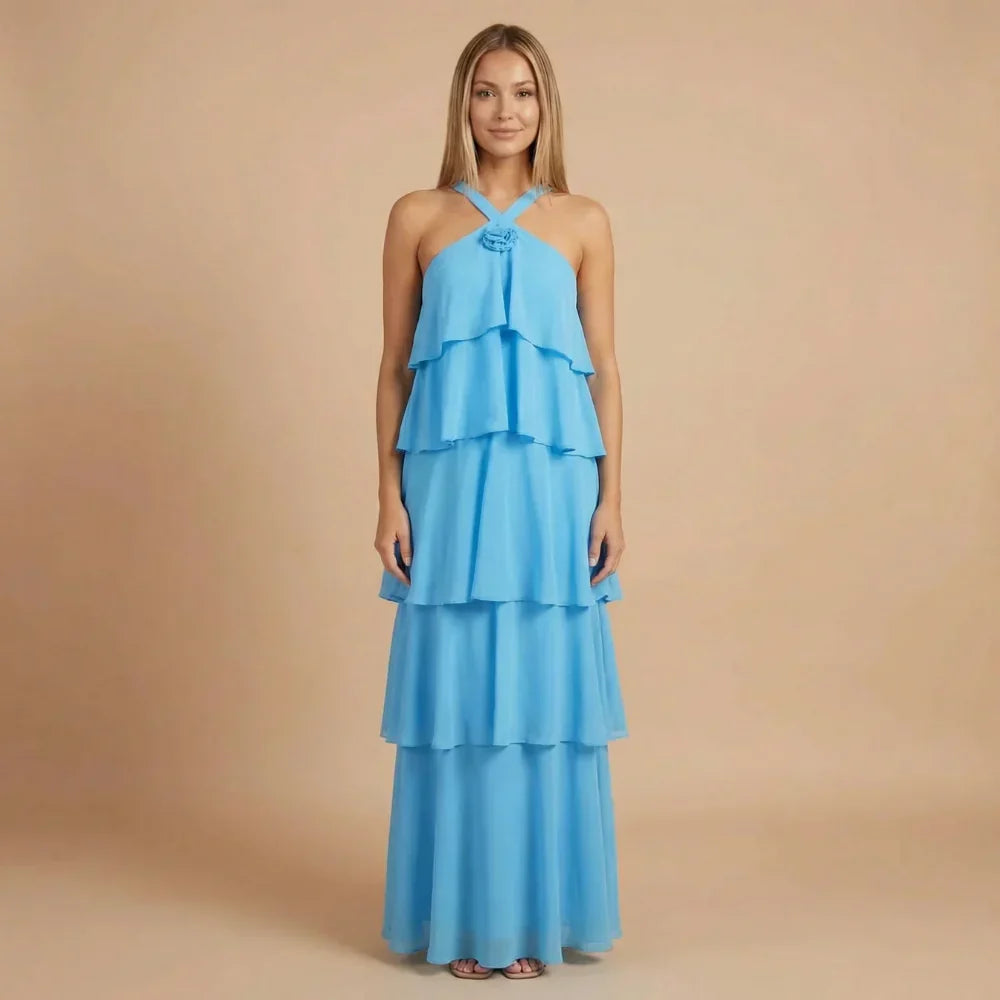 Isabelle Ruffle Maxi Dress