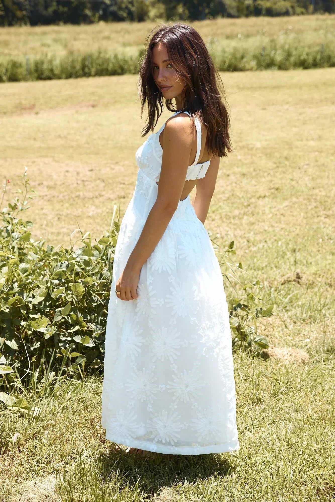 Grand Estate Porcelain Princess Maxi Dress