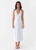 Heavy Hearted Midi Dress - Blue