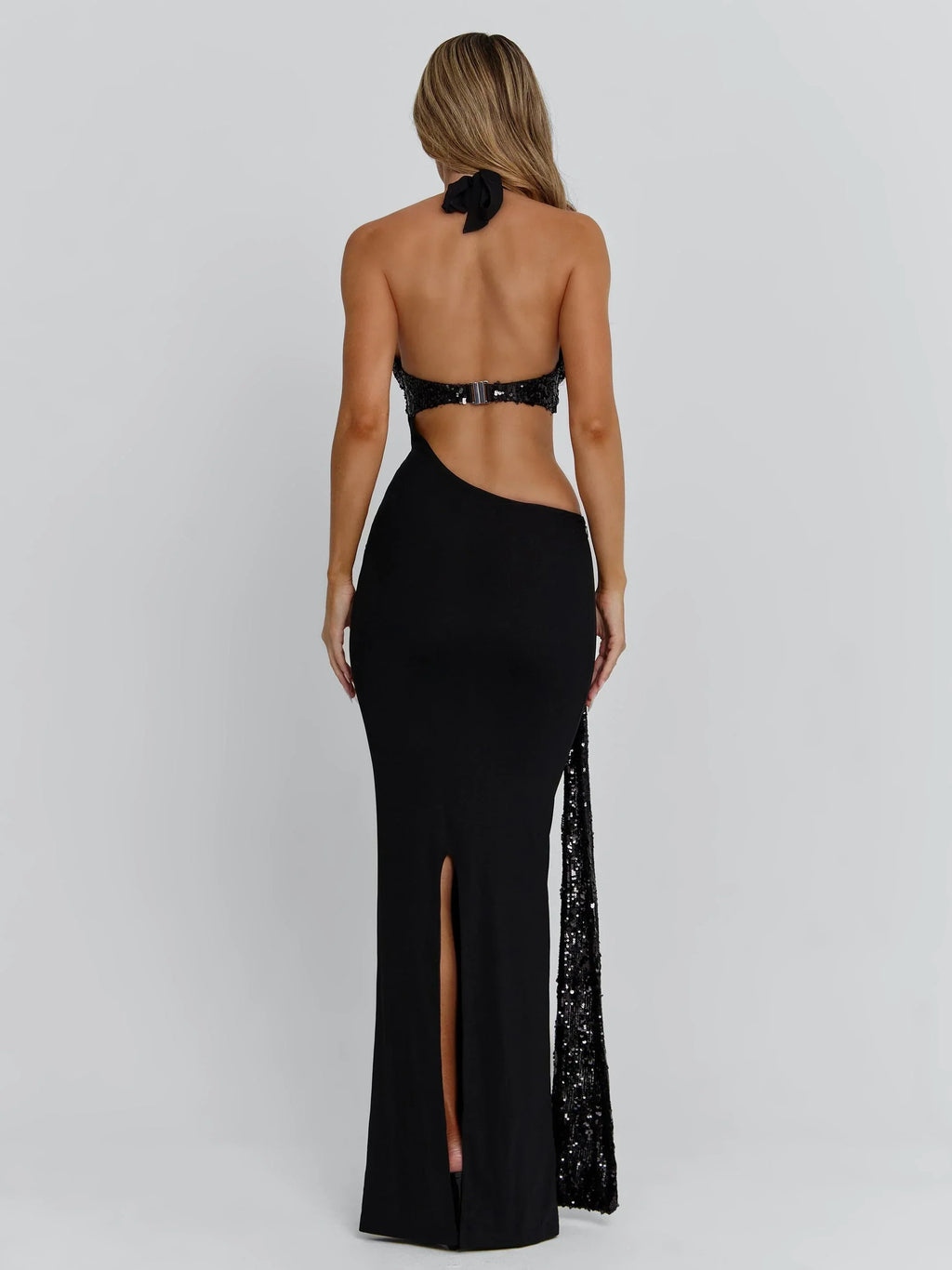 Giulsy Black Maxi Dress