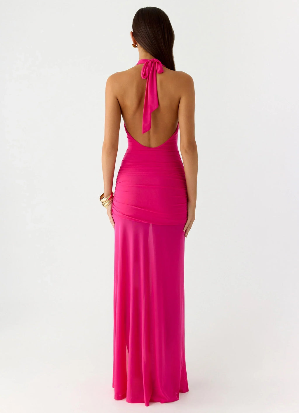 Island Muse Maxi Dress Fuchsia