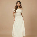 Adriana Ruched Maxi Dress