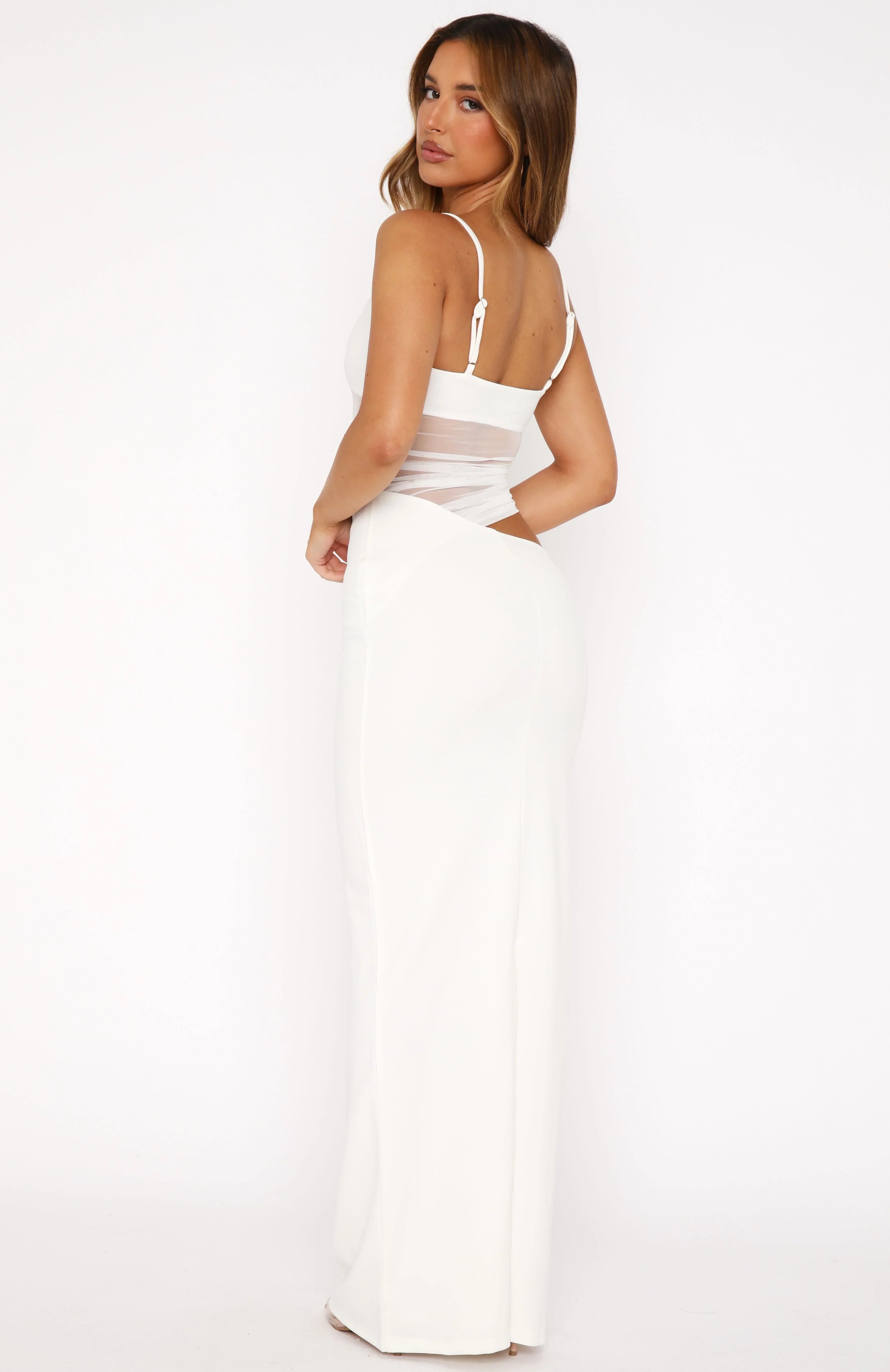Ivory Siren Maxi Dress