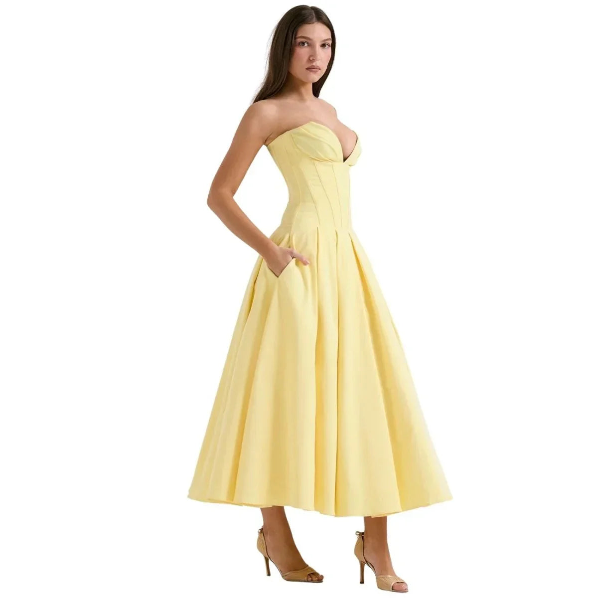Scarlett Corset Midi Dress