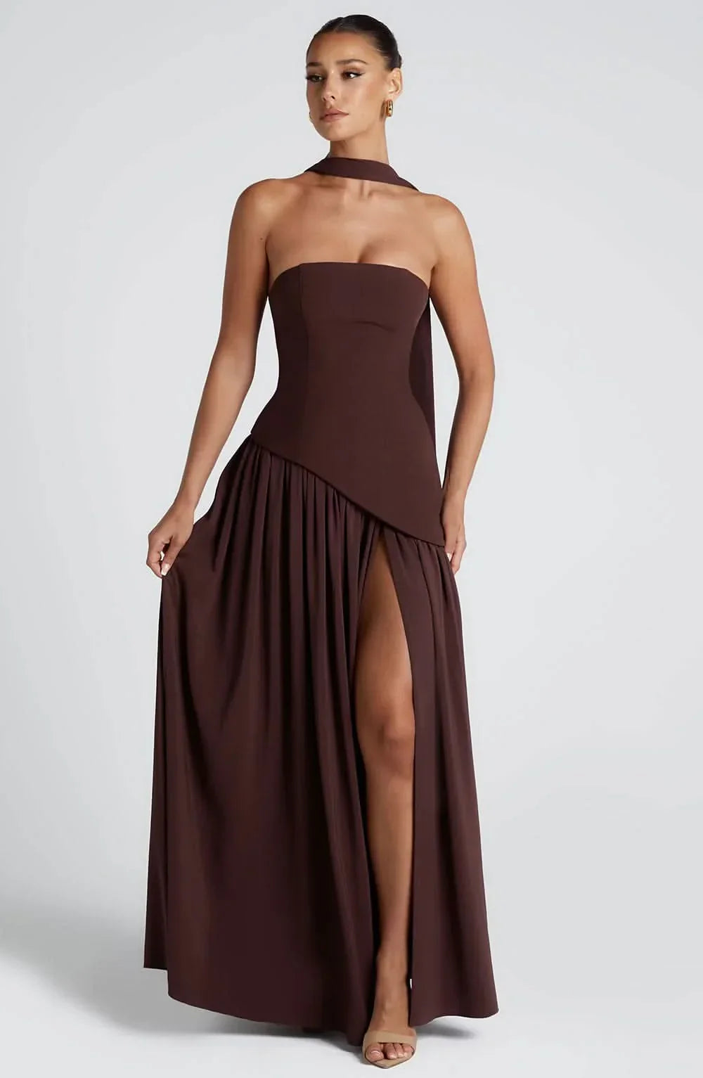 Isolde Wrap Maxi Dress