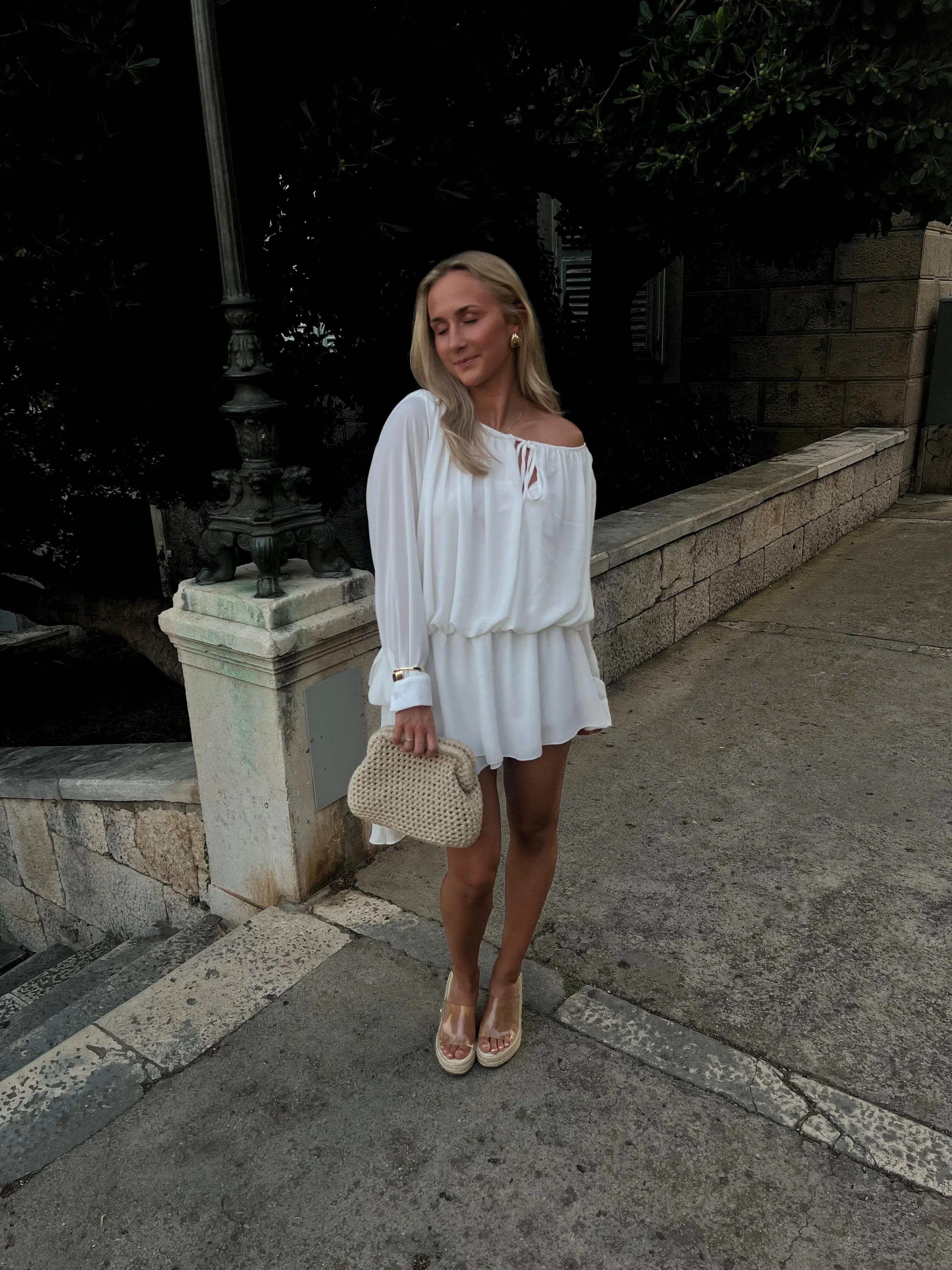 Ariana Ruffle Mini Dress
