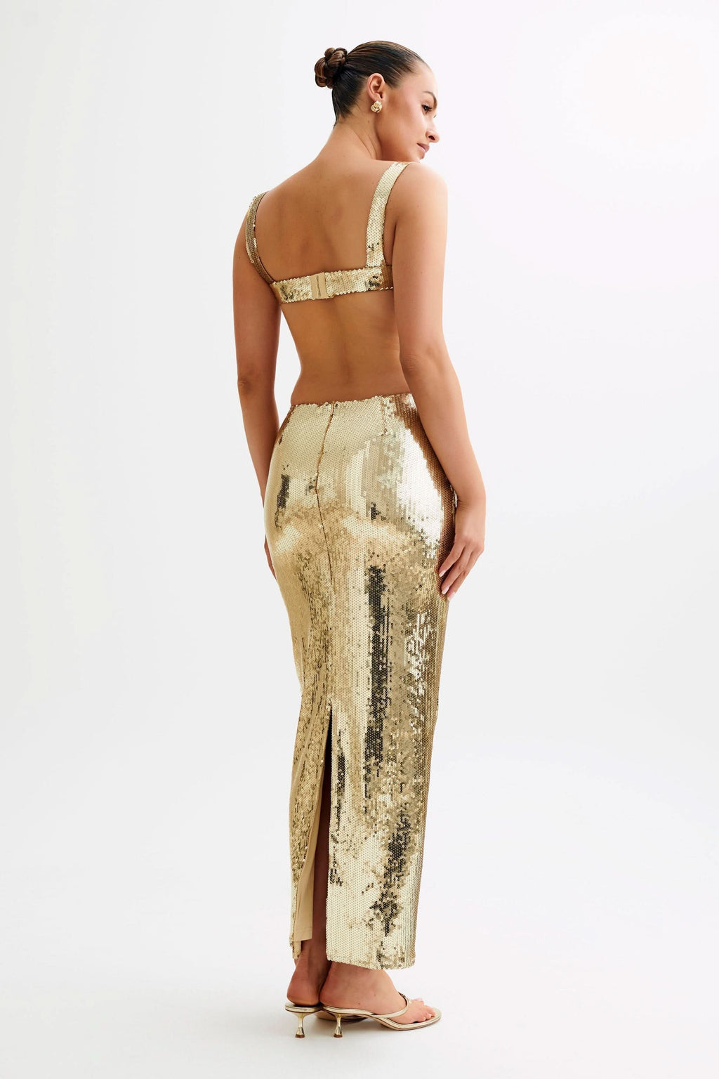 Olivia Sequin Maxi Dress