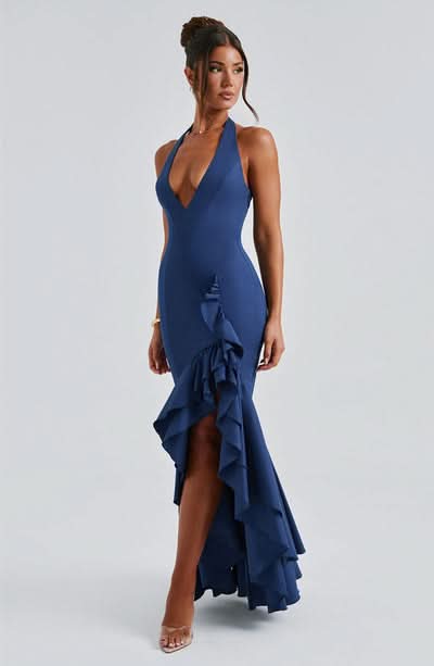 Valencia Ruffle Maxi Dress