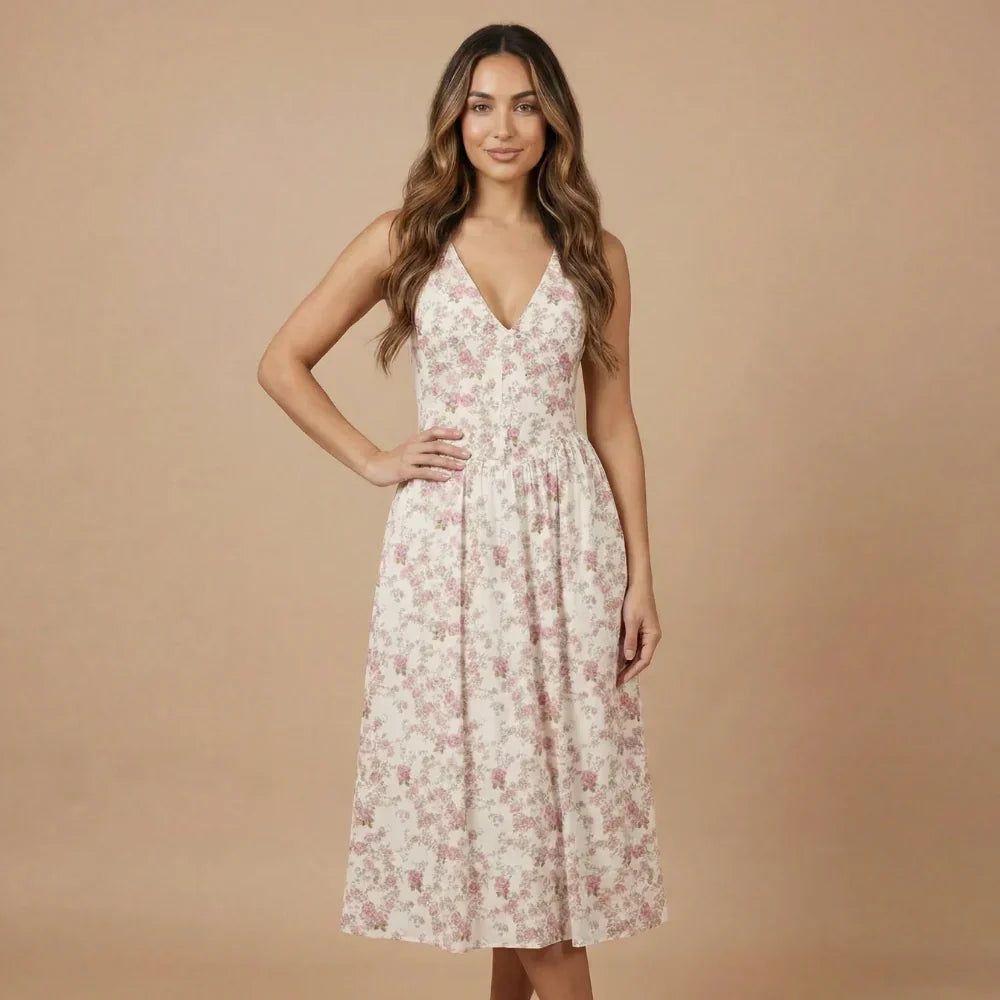 Rosalie Corset Midi Dress