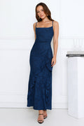 Fresh Rosebud Maxi Dress Navy