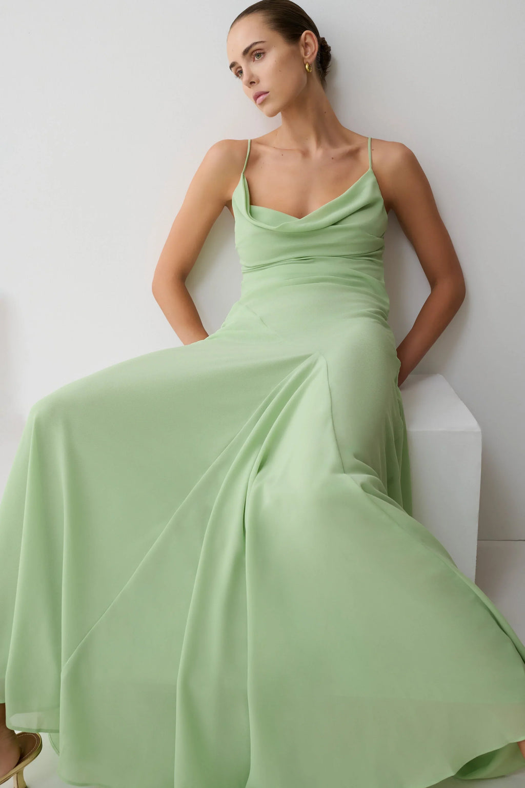 Aurelia Chiffon Maxi Dress