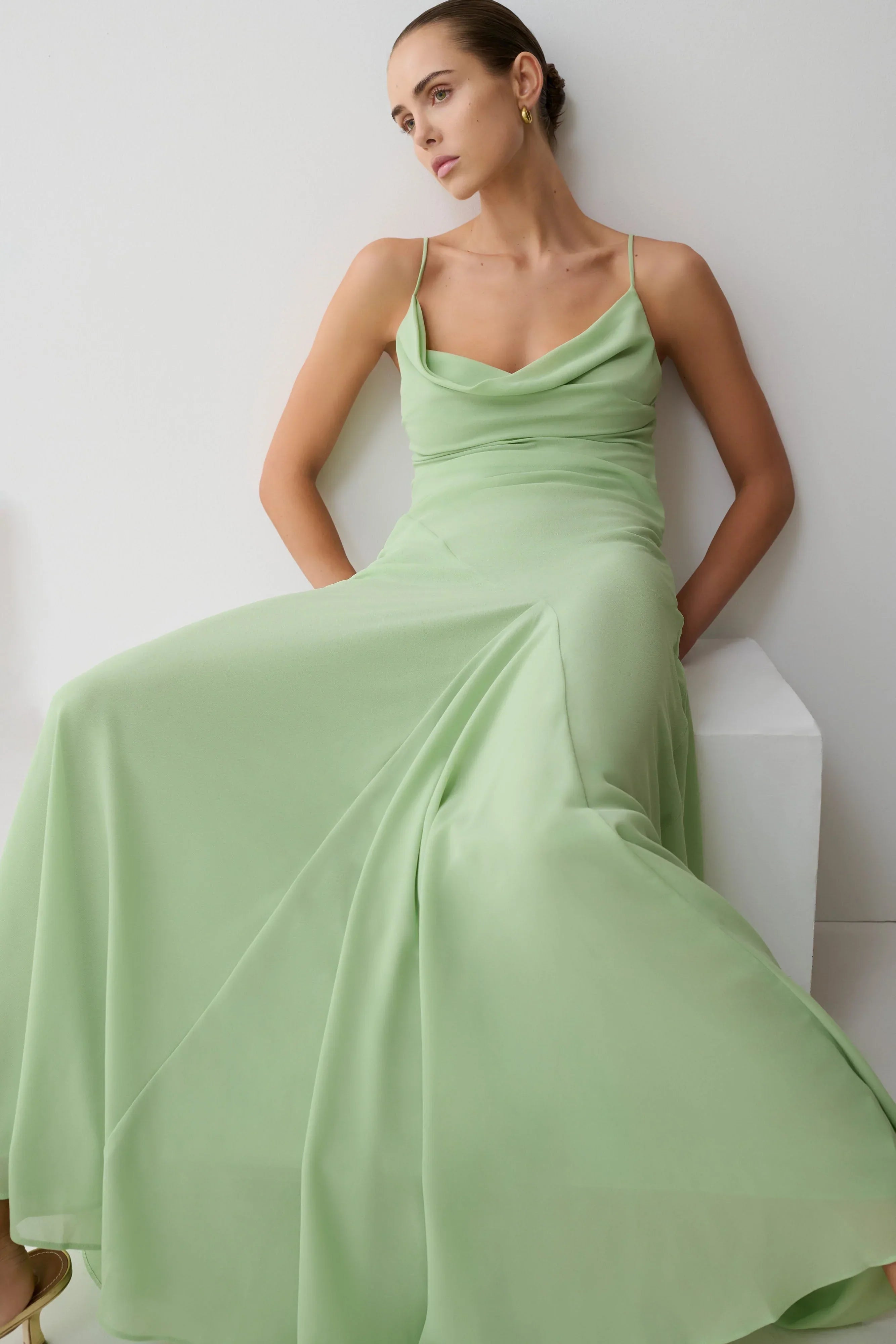 Aurelia Chiffon Maxi Dress