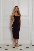 Luxe Collective Midi Dress Black