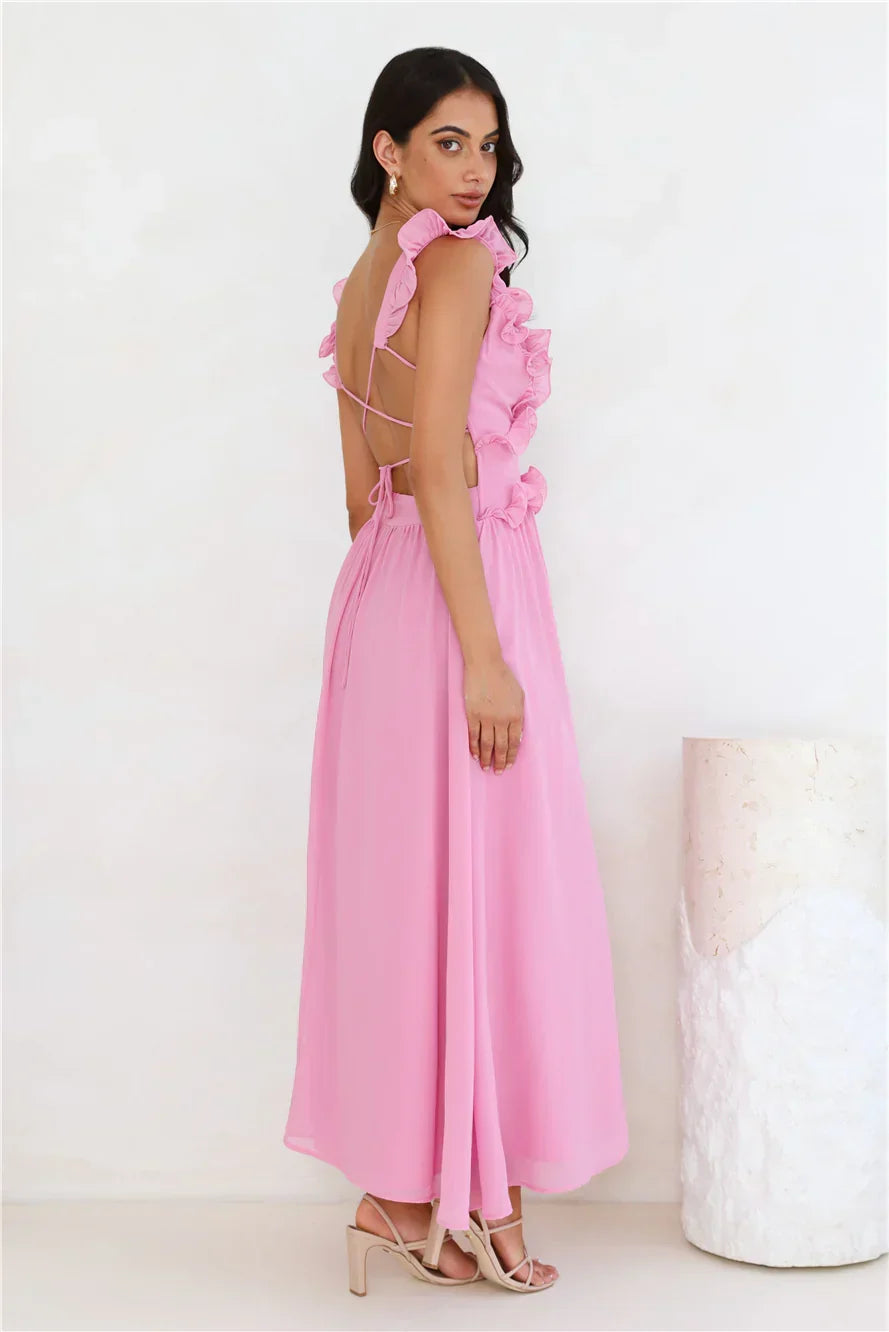 Light Embrace Maxi Dress Pink