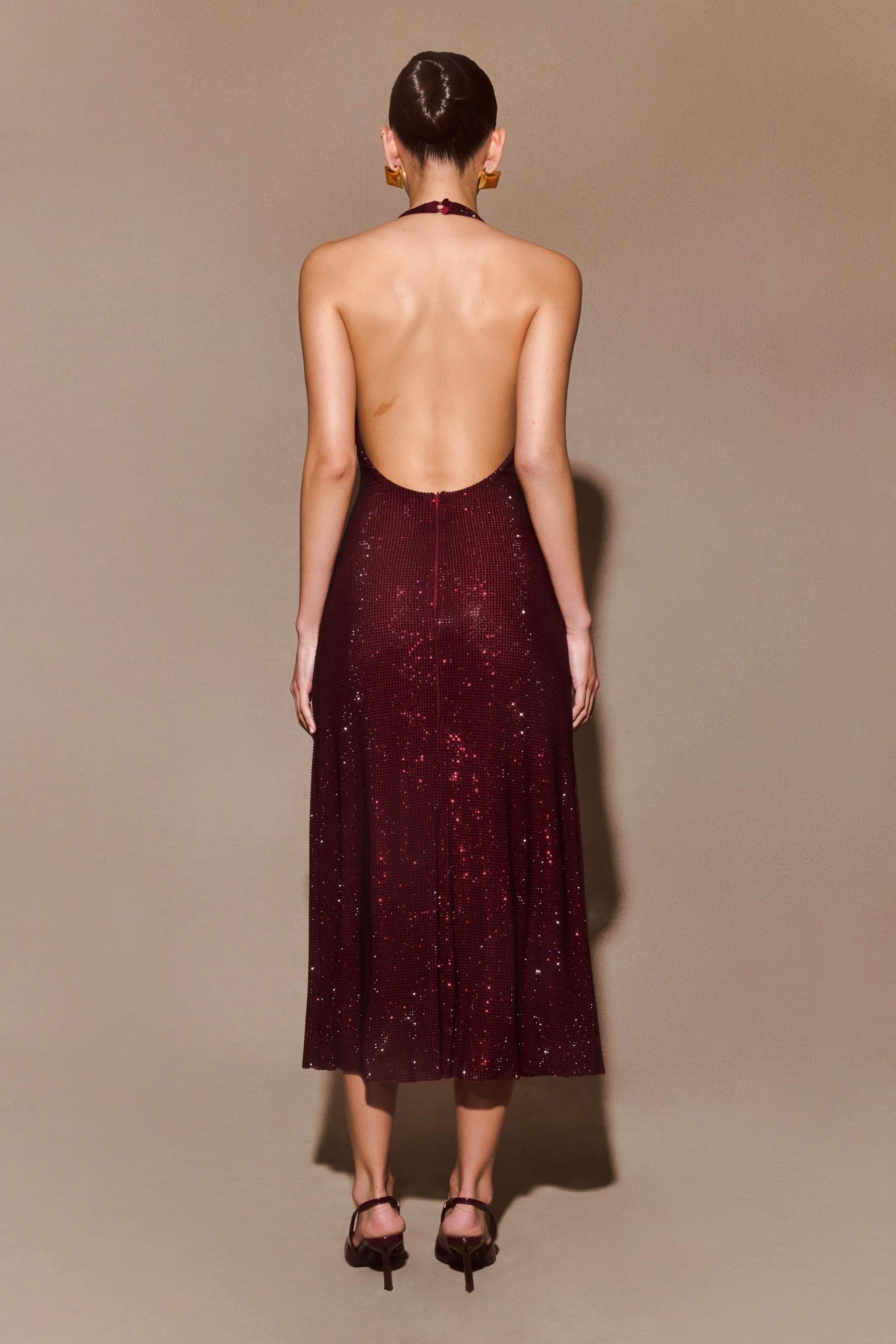Monroe Backless Midi Dress