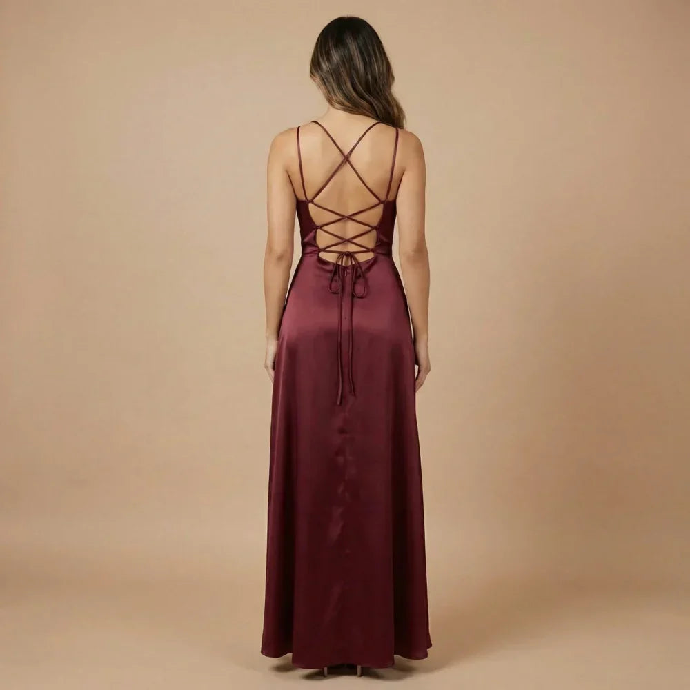 Delilah Ruched Maxi Dress