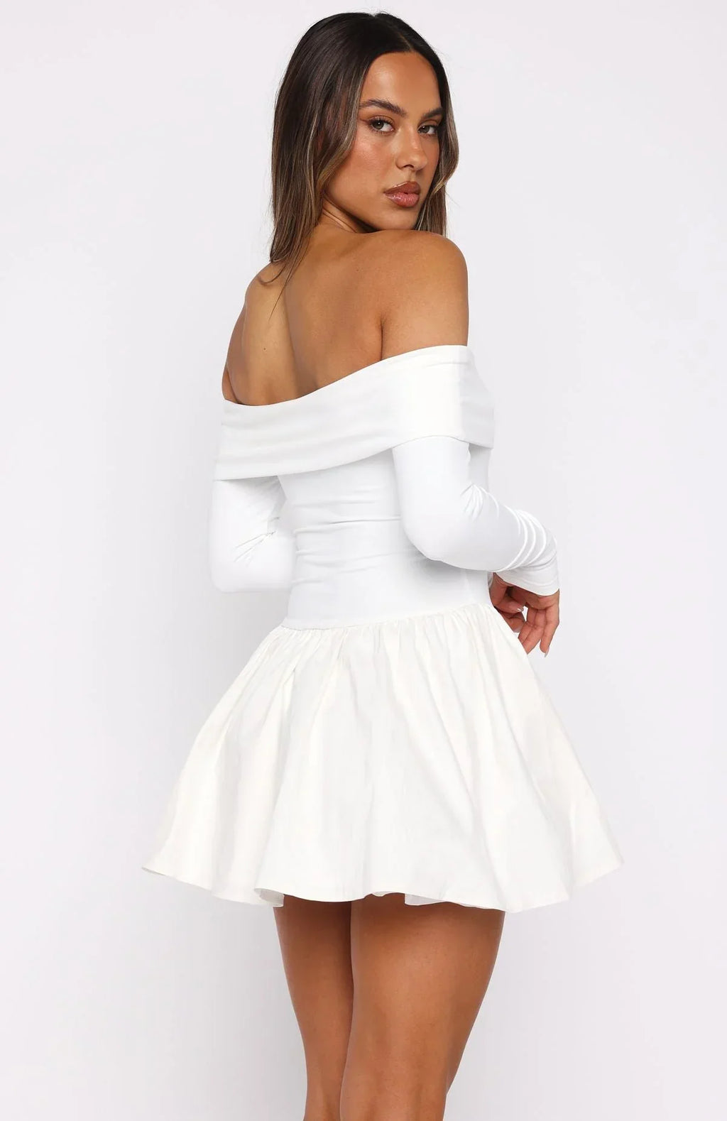 Big Reveal Long Sleeve Mini Dress