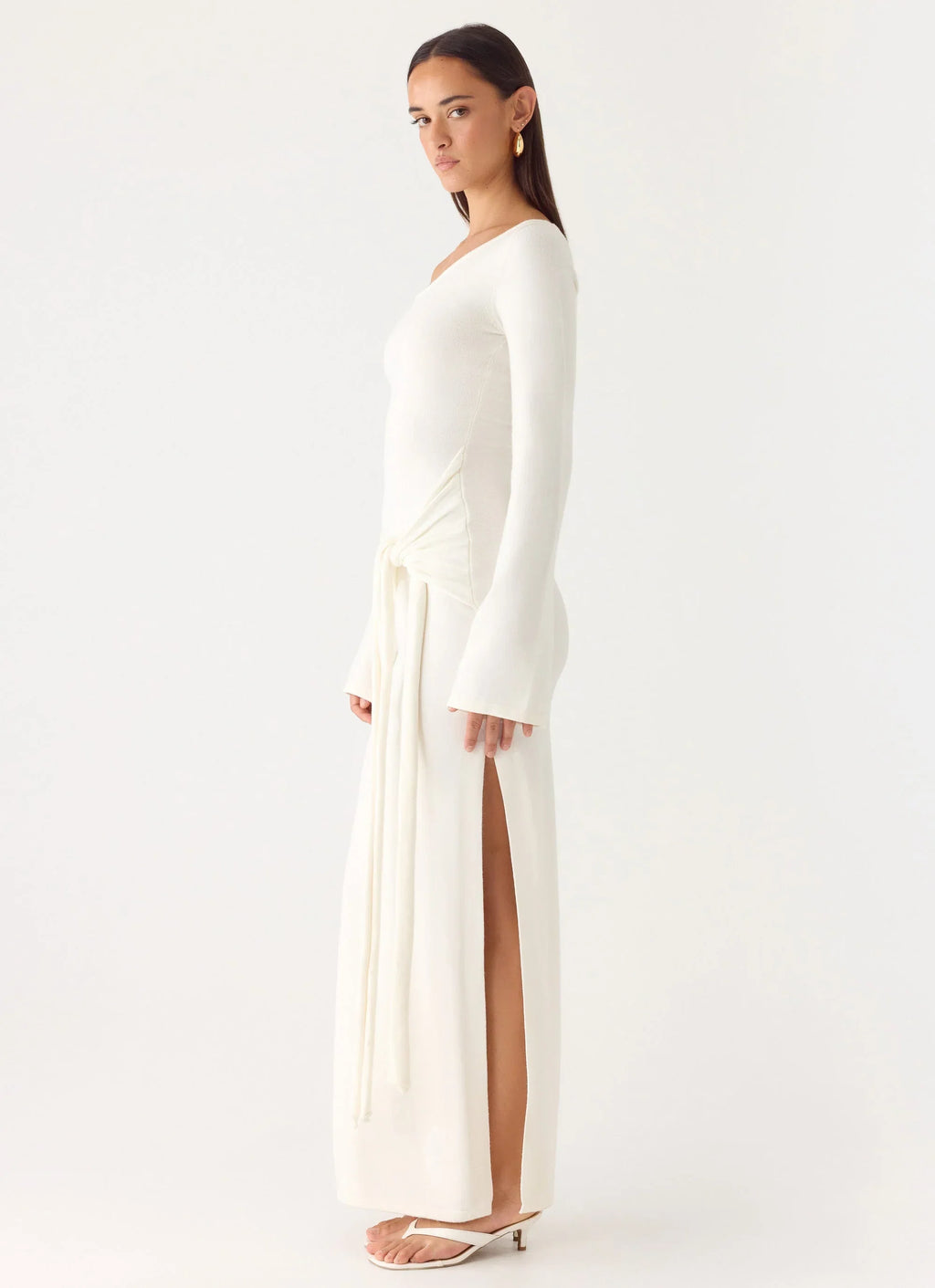Kova Knit Maxi Dress White