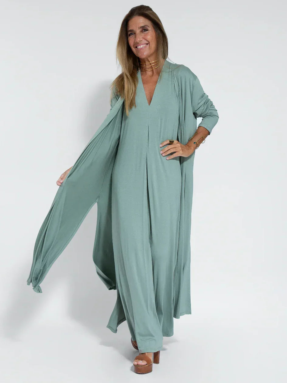 Isadora Draped Maxi Dress