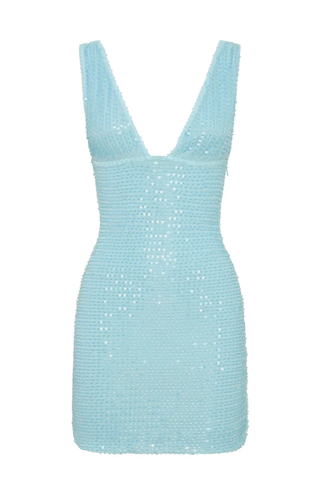Baby Blue Spark Mini Dress