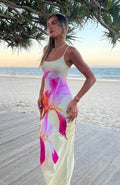 Lemon Glow Maxi Dress