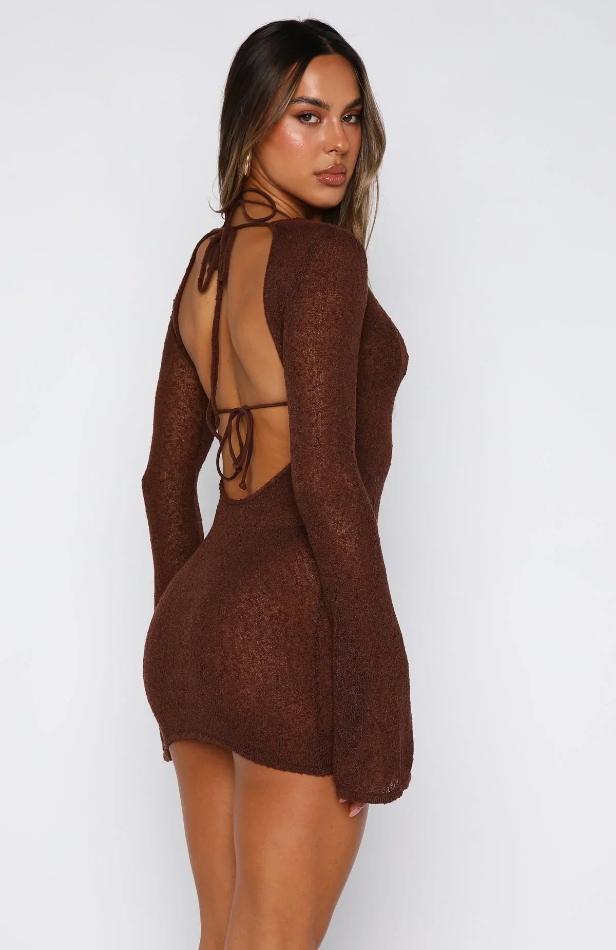 Cocoa Mirage Mini Dress