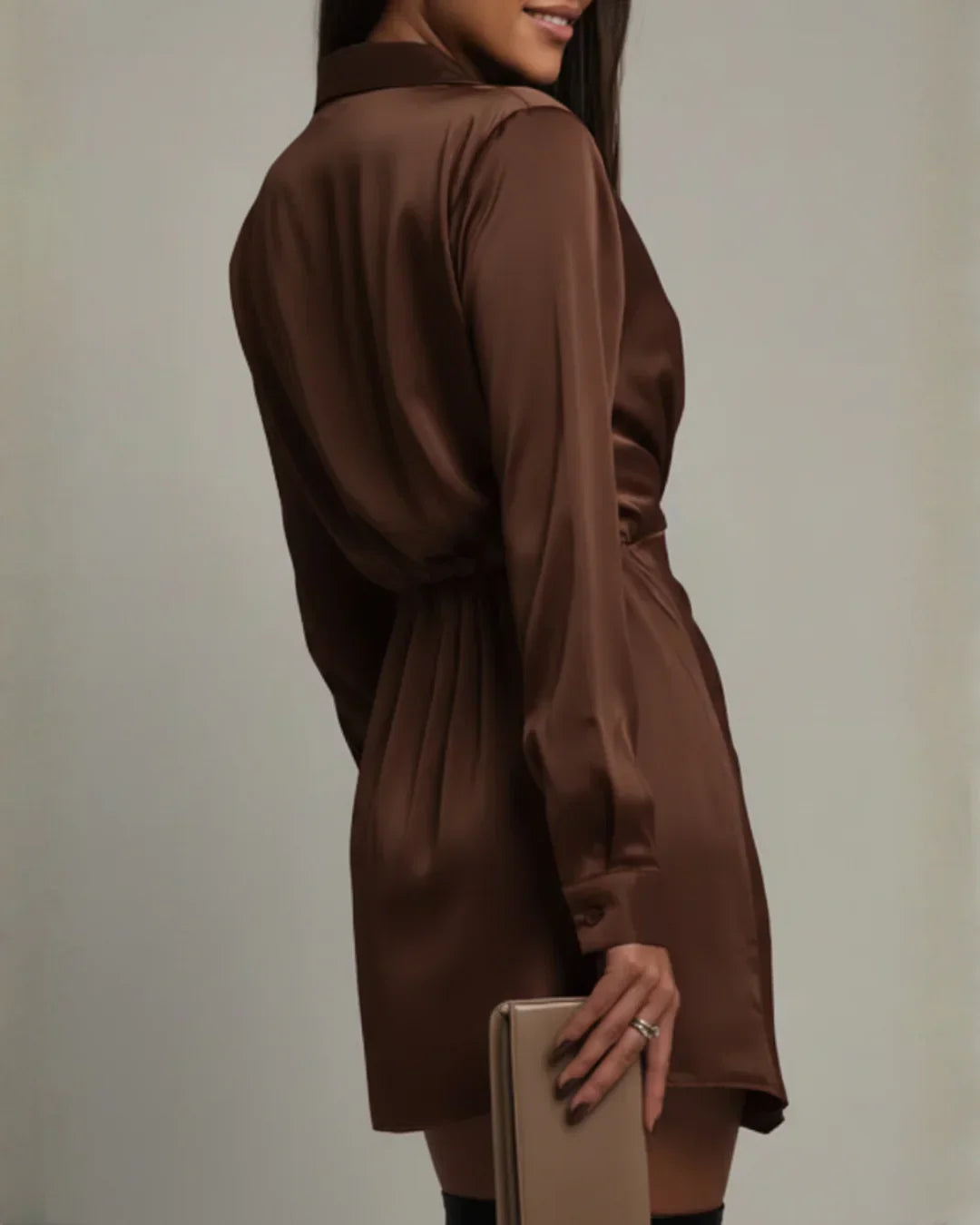 Sienna Wrap Mini Dress