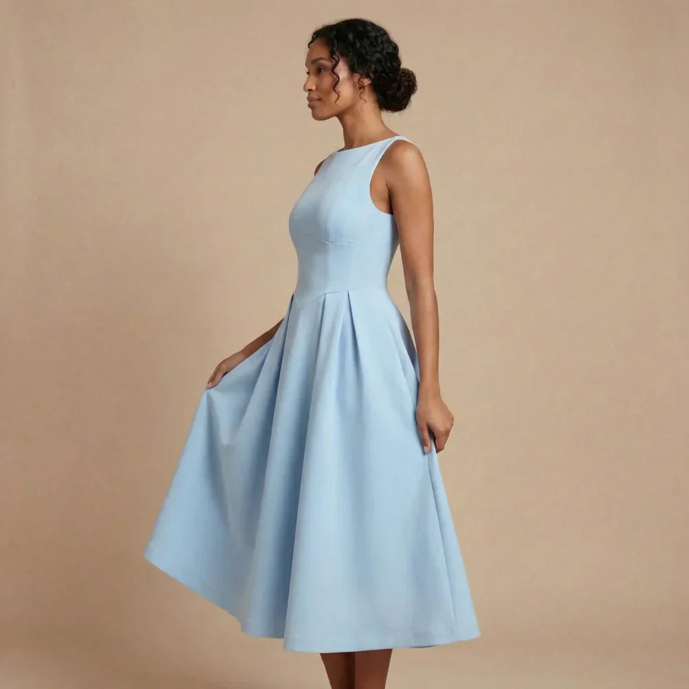 Adelaide Boat Midi Dress