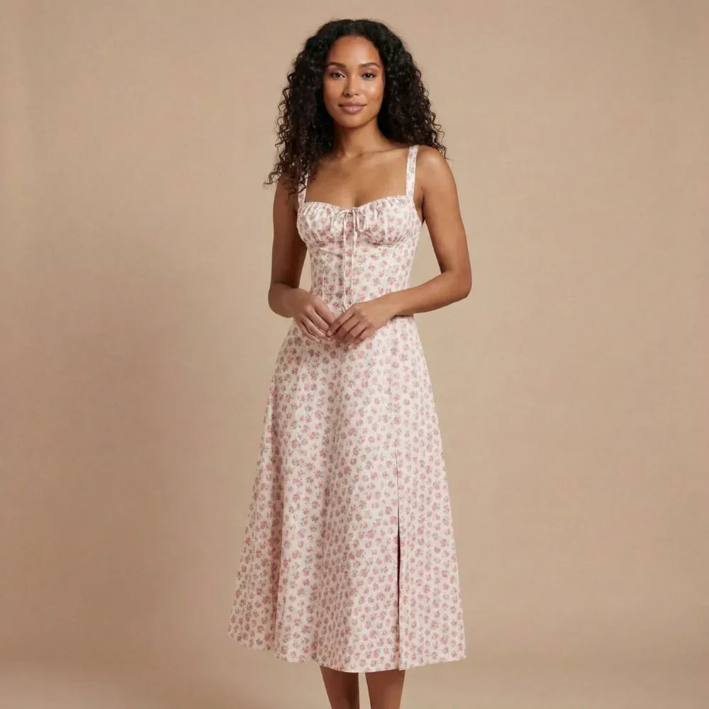 Eden Corset Midi Dress