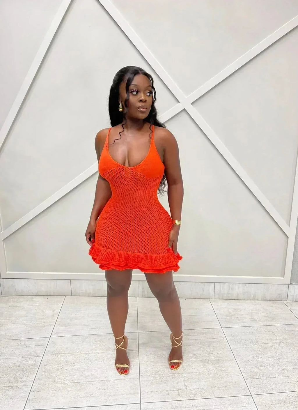 Sienna Ruffle Mini Dress