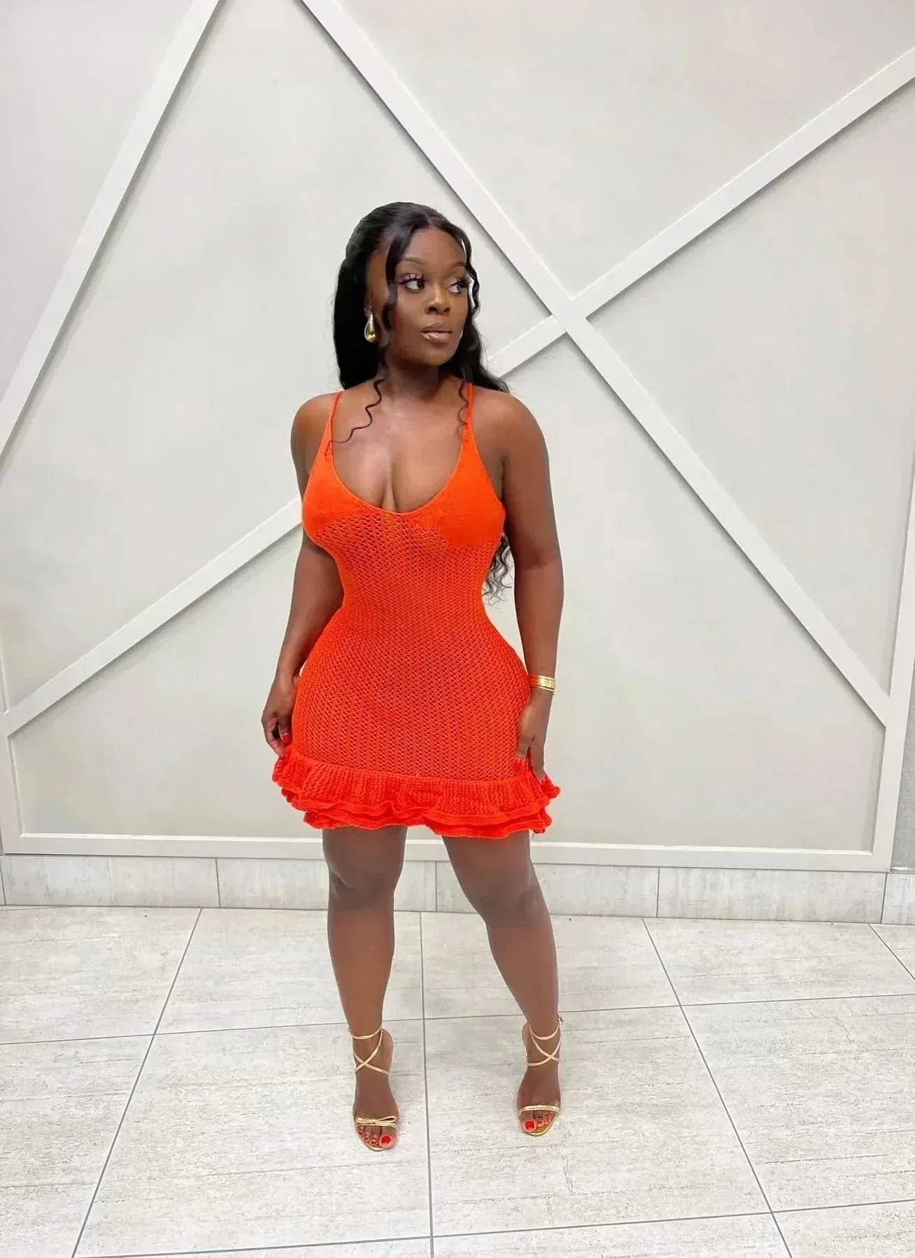 Sienna Ruffle Mini Dress
